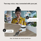 HEYBO Automatic Pet Feeder with Camera | App Controlled