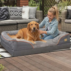 Jumbo Orthopedic Memory Foam Dog Bed - BORWART XPET368