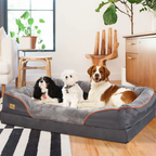 Jumbo Orthopedic Memory Foam Dog Bed - BORWART XPET368